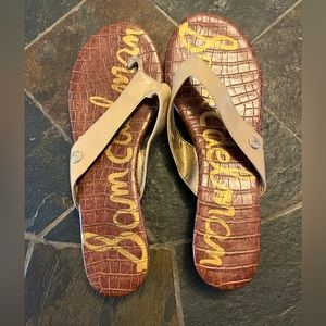Sam Edelman Brown And Beige Sandals